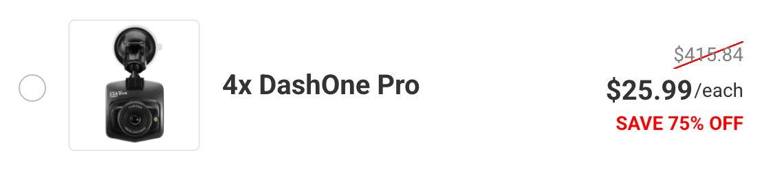 DashOne Pro 75% Discount For Four Package