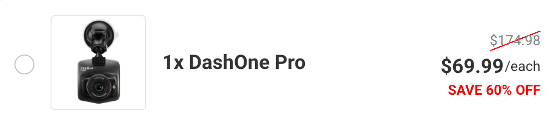 DashOne Pro 60% Discount For Single Package